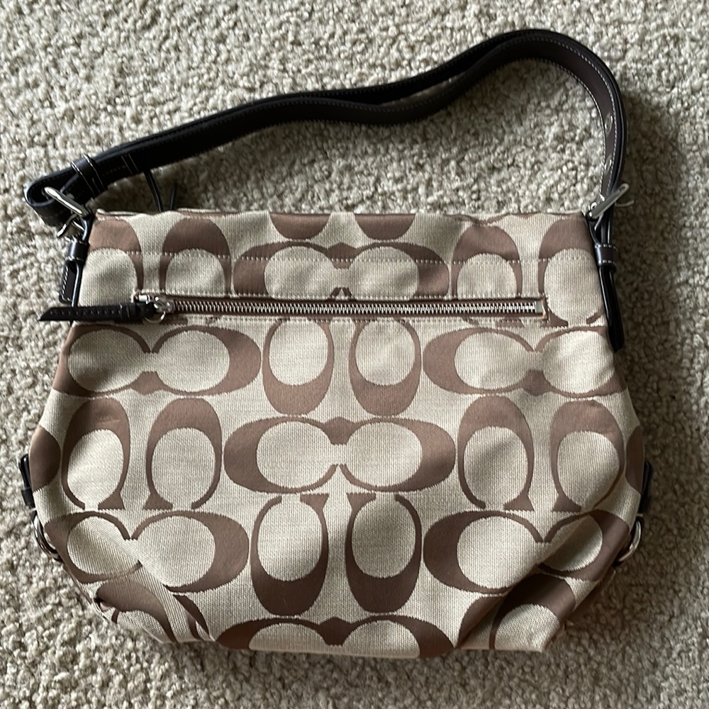 COACH Purse Classic Signature Brown E1059-F15067